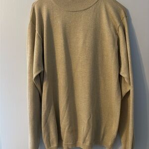 480S Christina woman’s mock neck Sweater in sparkle gold